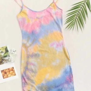 Tie Dye Body Con Dress